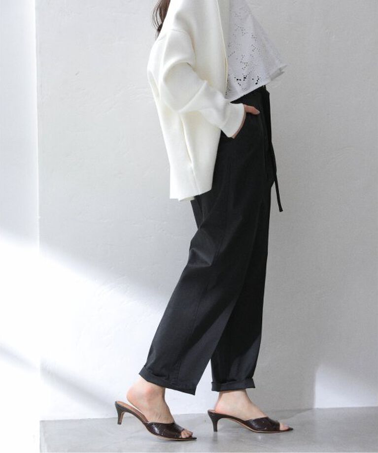  「コットンサテンセミバレルパンツ」|その他|