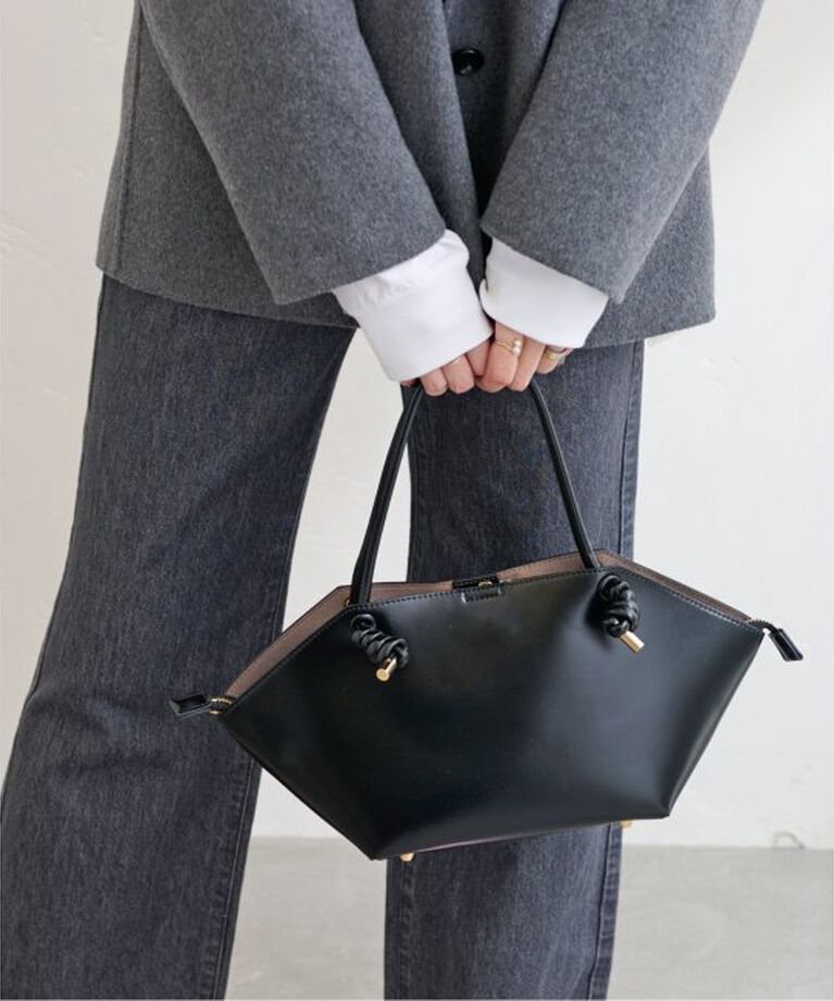  「LE TALON wide knot bag」|トートバッグ|ブラック