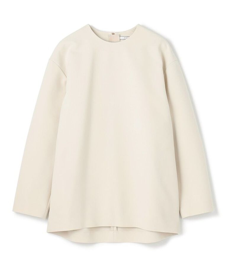 BEIGE,「【洗える】WINDSOR / クルーネックブラウス」|シャツ・ブラウス|Ecru