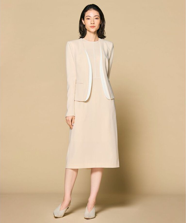 BEIGE,「CINDY / クルーネックドレス」|ワンピース|
