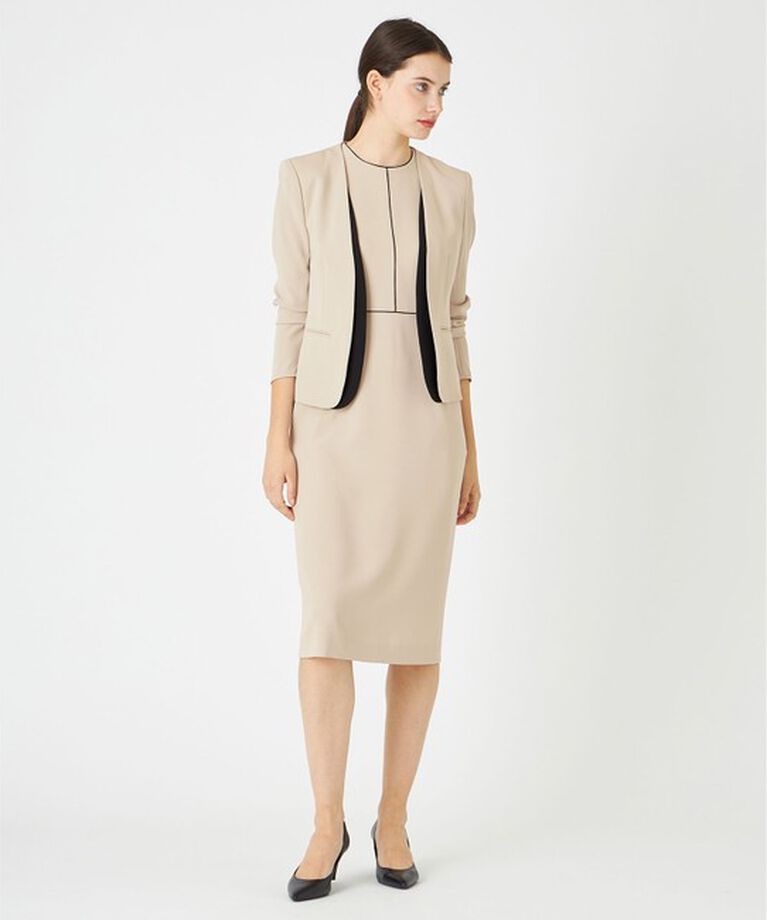 BEIGE,「CINDY / クルーネックドレス」|ワンピース|