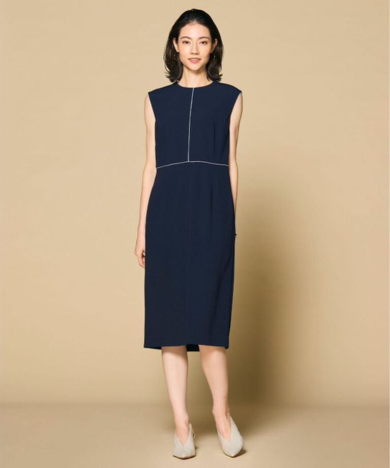 BEIGE,「CINDY / クルーネックドレス」|ワンピース|