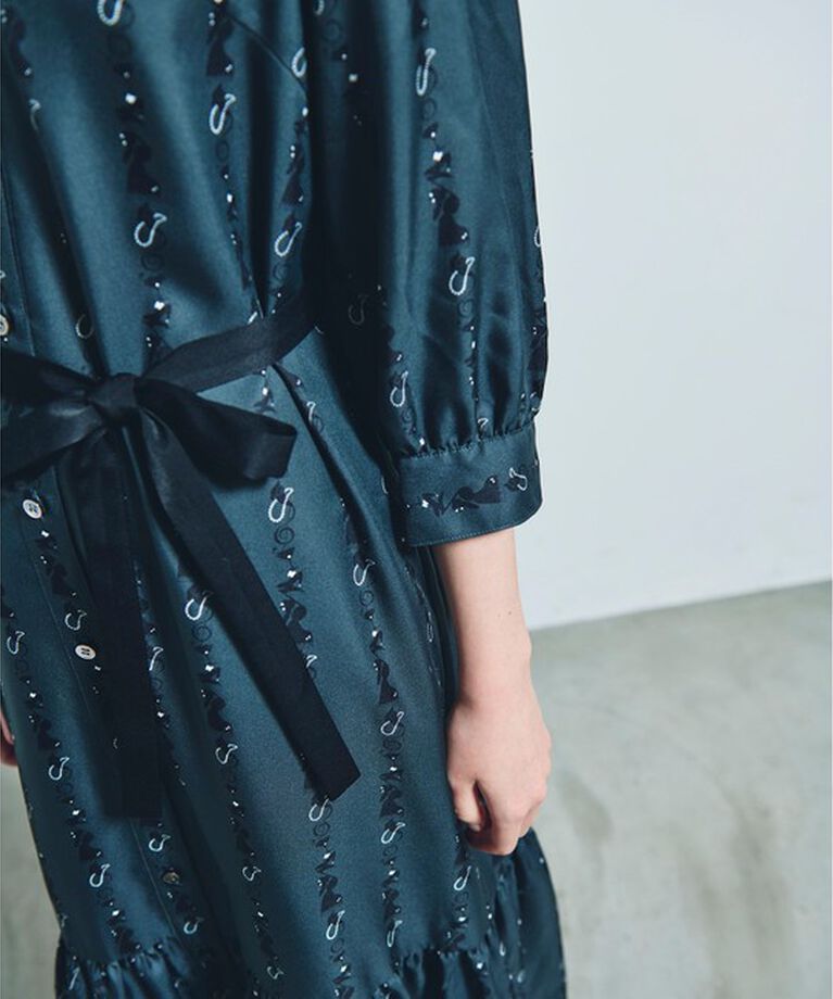 Grace Class「ノクターンモチーフシャツワンピース」|ワンピース|