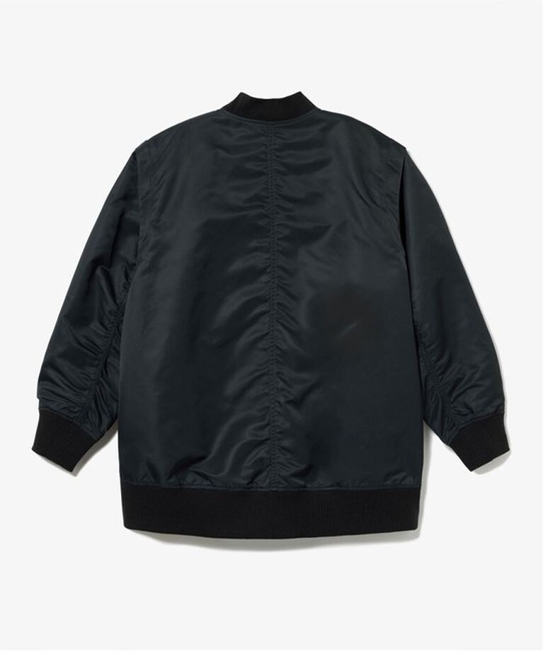 LACOSTE「2WAY 撥水 デタッチャブルスリーブボンバージャケット / ボリュームスリーブMAー1ブルゾン」|ブルゾン・スタジャン|