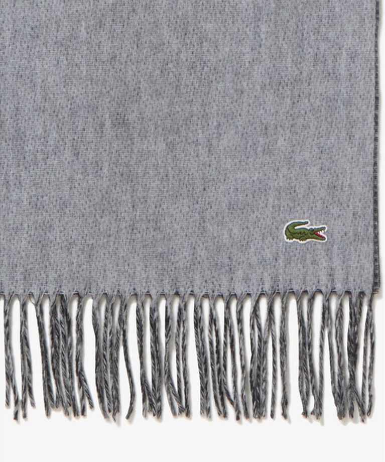 LACOSTE「ビッグブランドネームロゴジャカードマフラー」|マフラー|