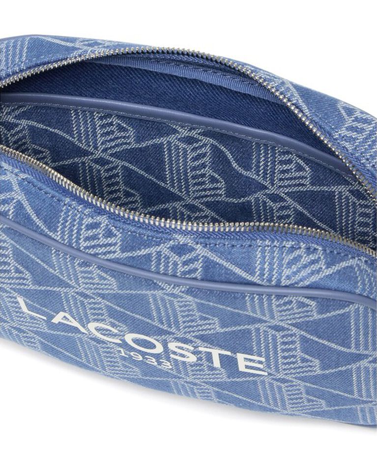 LACOSTE「ヘリテージジャカード モノグラムデニムミニショルダーポーチ」|ショルダー・メッセンジャー|