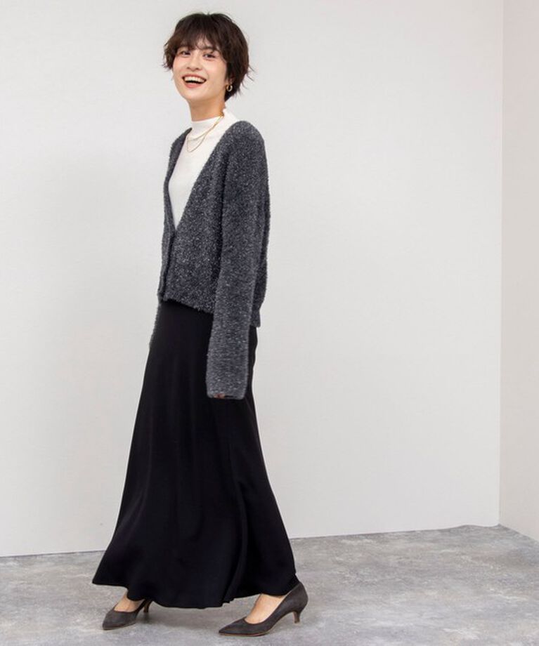 NOLLEY'S sophi「ウォッシャブルマットサテンナロースカート」|スカート|
