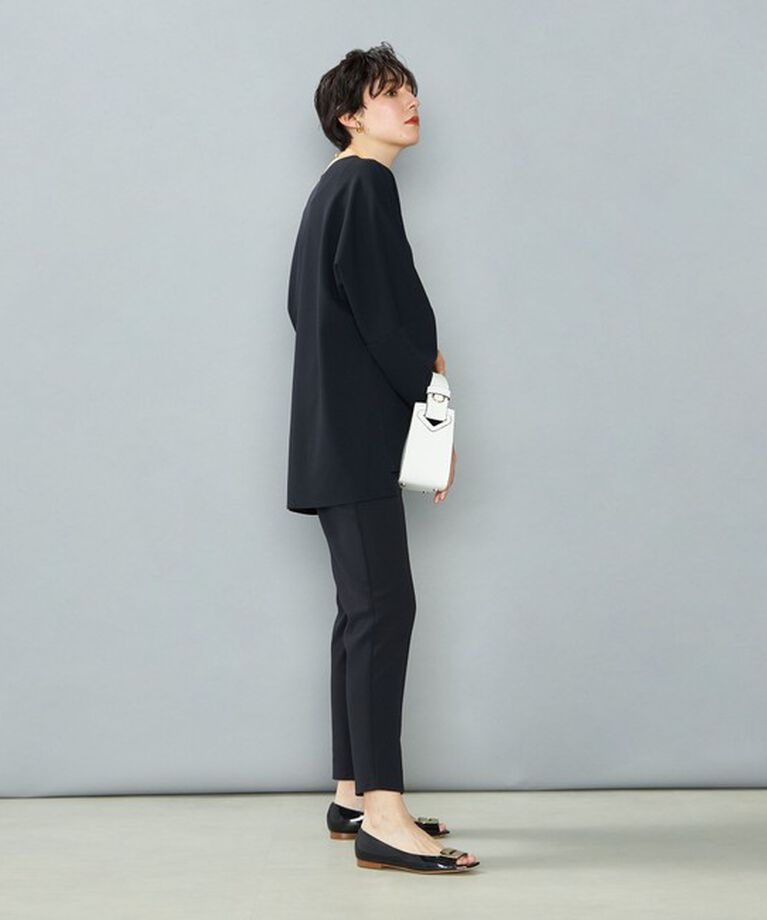 NOLLEY'S「《セットアップ対応》ウォッシャブルカットジョーゼットスリットパンツ」|その他|