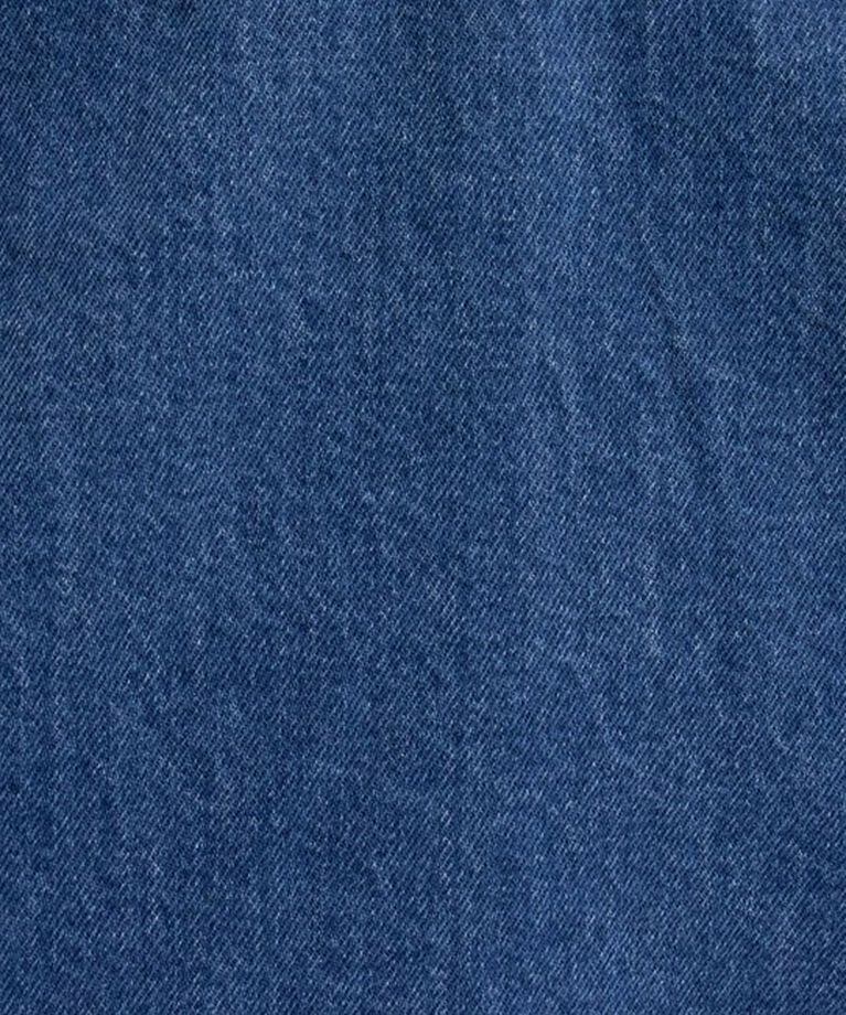 Rie Miller「【RM denim】ペプラムジレデニムブラウス」|シャツ・ブラウス|
