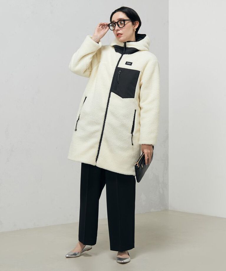 NOLLEY'S「◇【WEB限定】【TAION/タイオン】別注ボア×ダウンフードコート(リバーシブル) 24AW」|ダウン|
