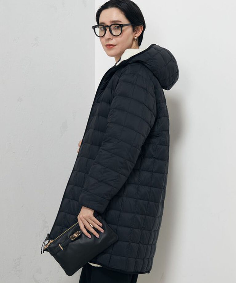 NOLLEY'S「◇【WEB限定】【TAION/タイオン】別注ボア×ダウンフードコート(リバーシブル) 24AW」|ダウン|
