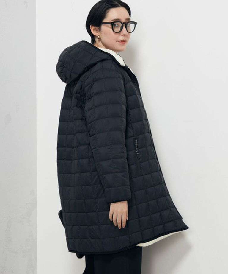NOLLEY'S「◇【WEB限定】【TAION/タイオン】別注ボア×ダウンフードコート(リバーシブル) 24AW」|ダウン|