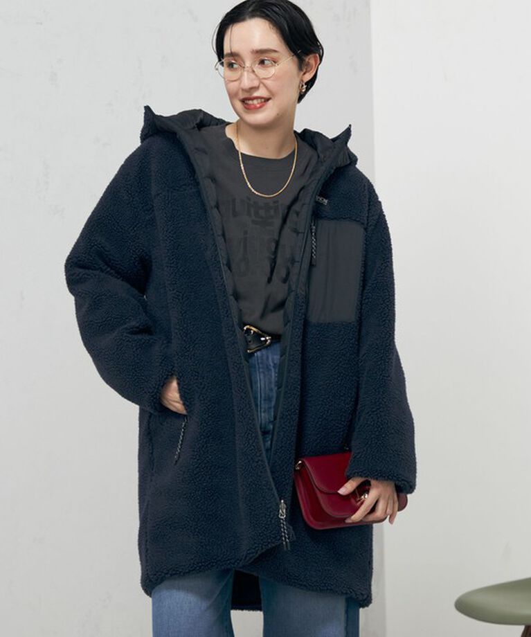 NOLLEY'S「◇【WEB限定】【TAION/タイオン】別注ボア×ダウンフードコート(リバーシブル) 24AW」|ダウン|