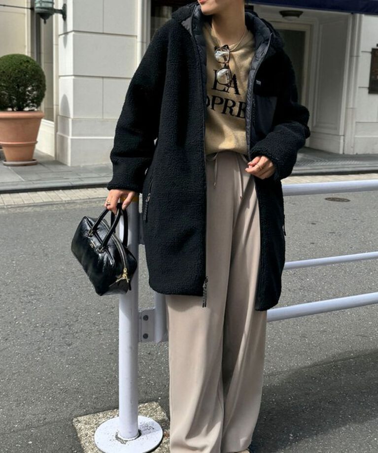 NOLLEY'S「◇【WEB限定】【TAION/タイオン】別注ボア×ダウンフードコート(リバーシブル) 24AW」|ダウン|
