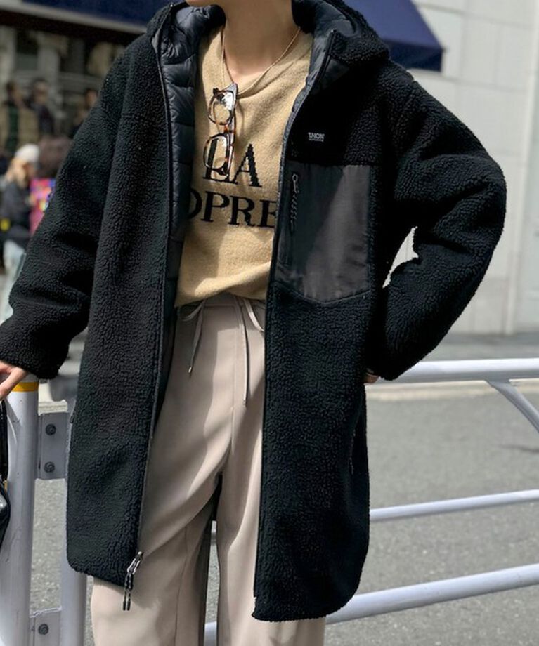 NOLLEY'S「◇【WEB限定】【TAION/タイオン】別注ボア×ダウンフードコート(リバーシブル) 24AW」|ダウン|