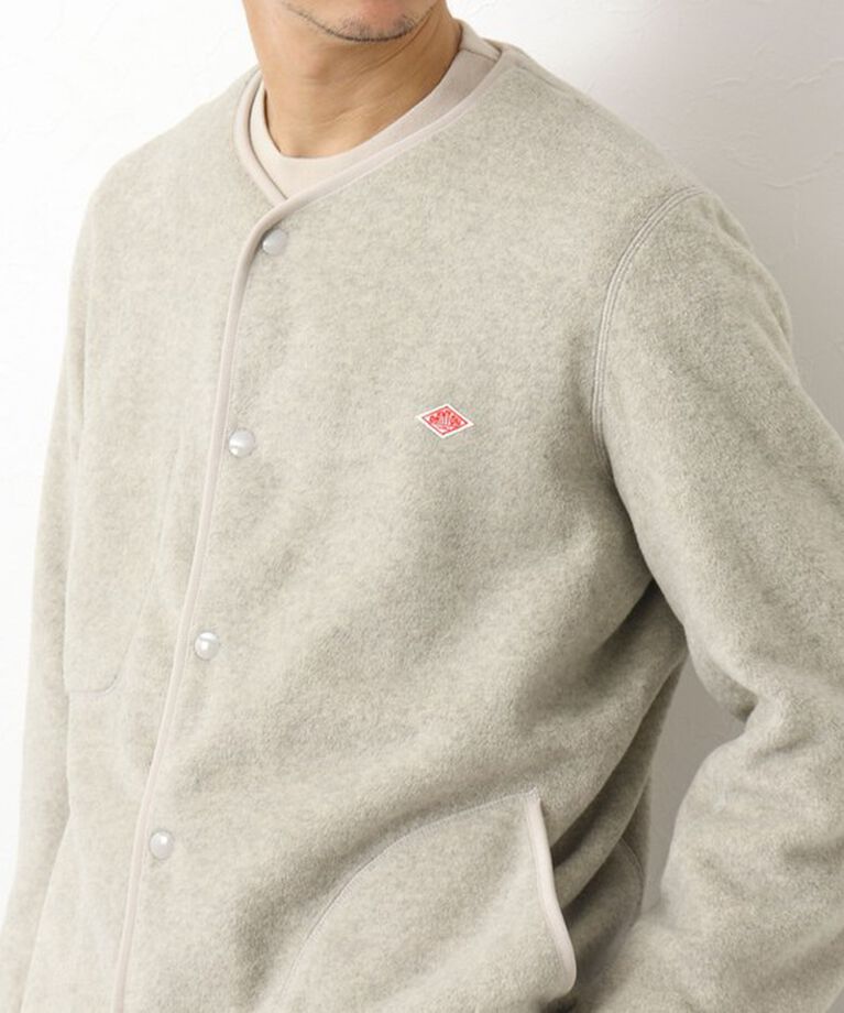 NOLLEY'S goodman「【DANTON/ダントン】フリースカラーレスジャケット 24AW」|ブルゾン・スタジャン|