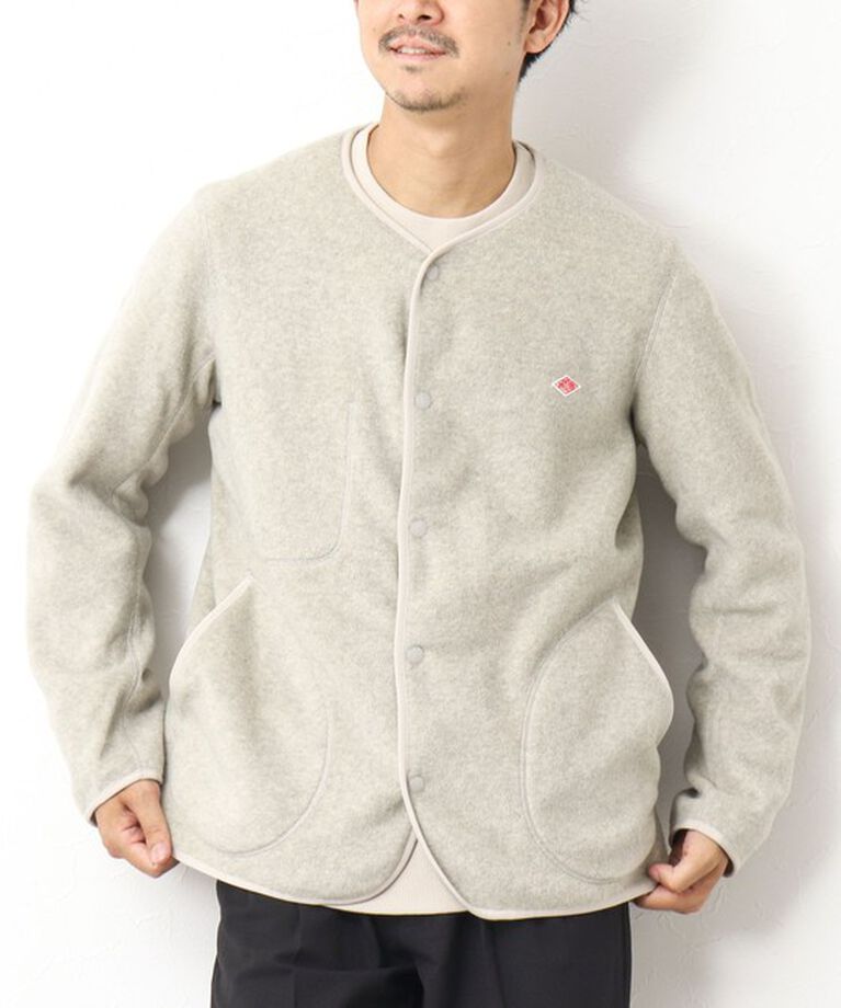 NOLLEY'S goodman「【DANTON/ダントン】フリースカラーレスジャケット 24AW」|ブルゾン・スタジャン|
