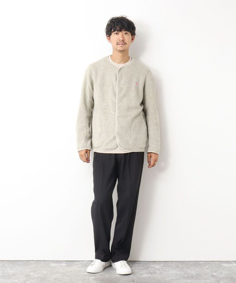 NOLLEY'S goodman「【DANTON/ダントン】フリースカラーレスジャケット 24AW」|ブルゾン・スタジャン|