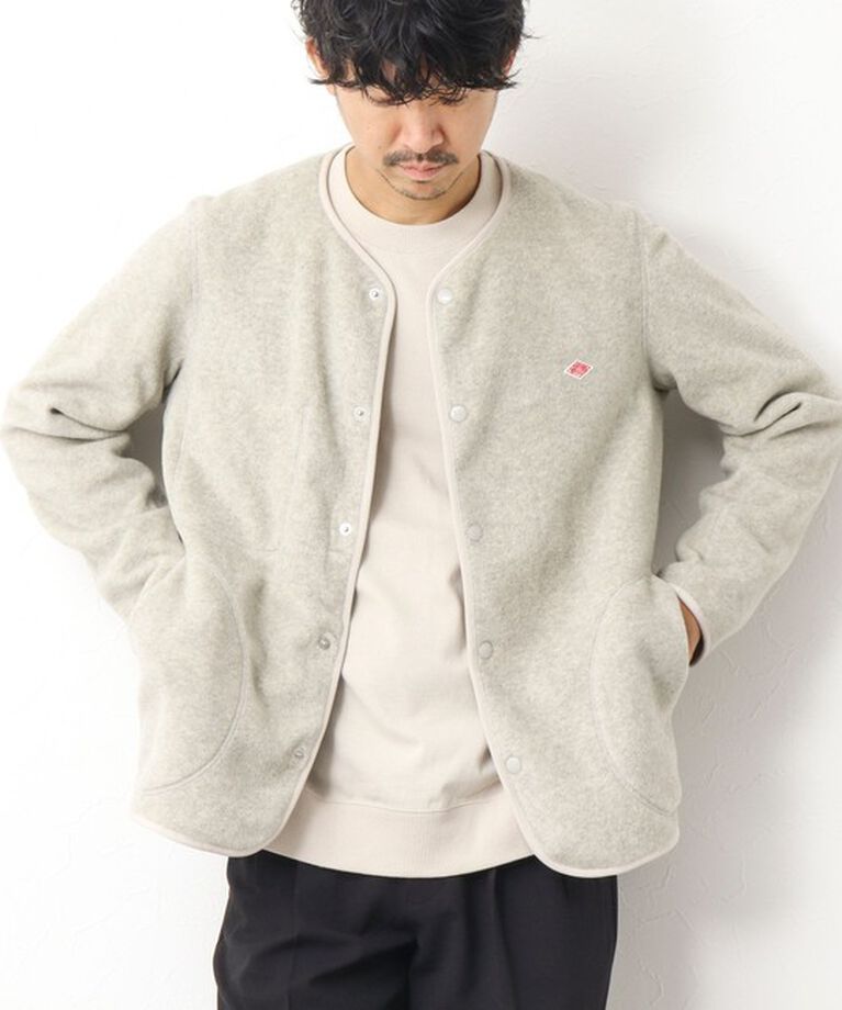 NOLLEY'S goodman「【DANTON/ダントン】フリースカラーレスジャケット 24AW」|ブルゾン・スタジャン|