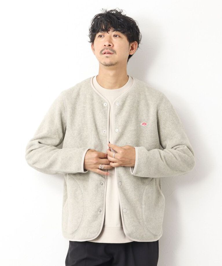 NOLLEY'S goodman「【DANTON/ダントン】フリースカラーレスジャケット 24AW」|ブルゾン・スタジャン|