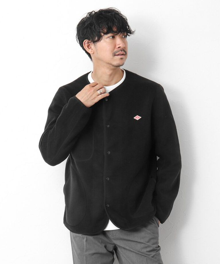 NOLLEY'S goodman「【DANTON/ダントン】フリースカラーレスジャケット 24AW」|ブルゾン・スタジャン|