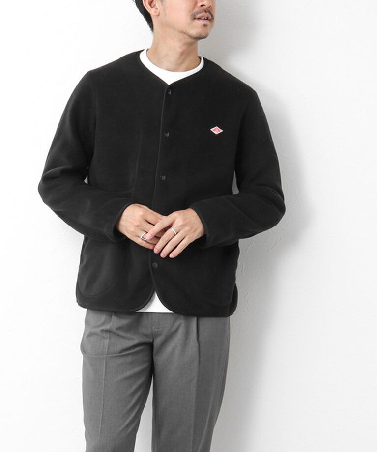 NOLLEY'S goodman「【DANTON/ダントン】フリースカラーレスジャケット 24AW」|ブルゾン・スタジャン|