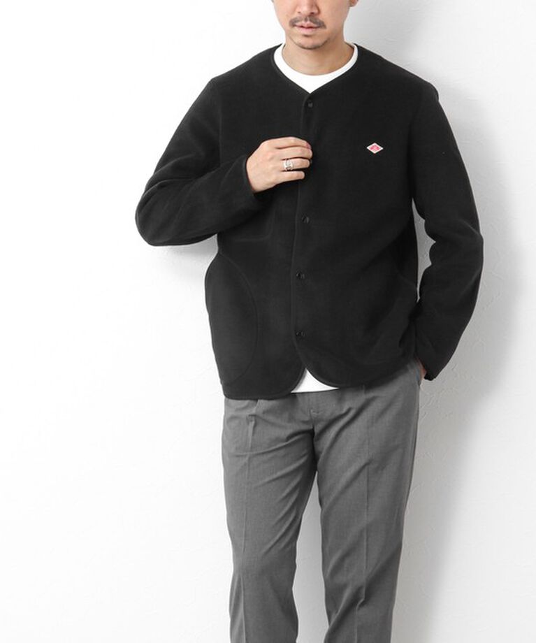 NOLLEY'S goodman「【DANTON/ダントン】フリースカラーレスジャケット 24AW」|ブルゾン・スタジャン|