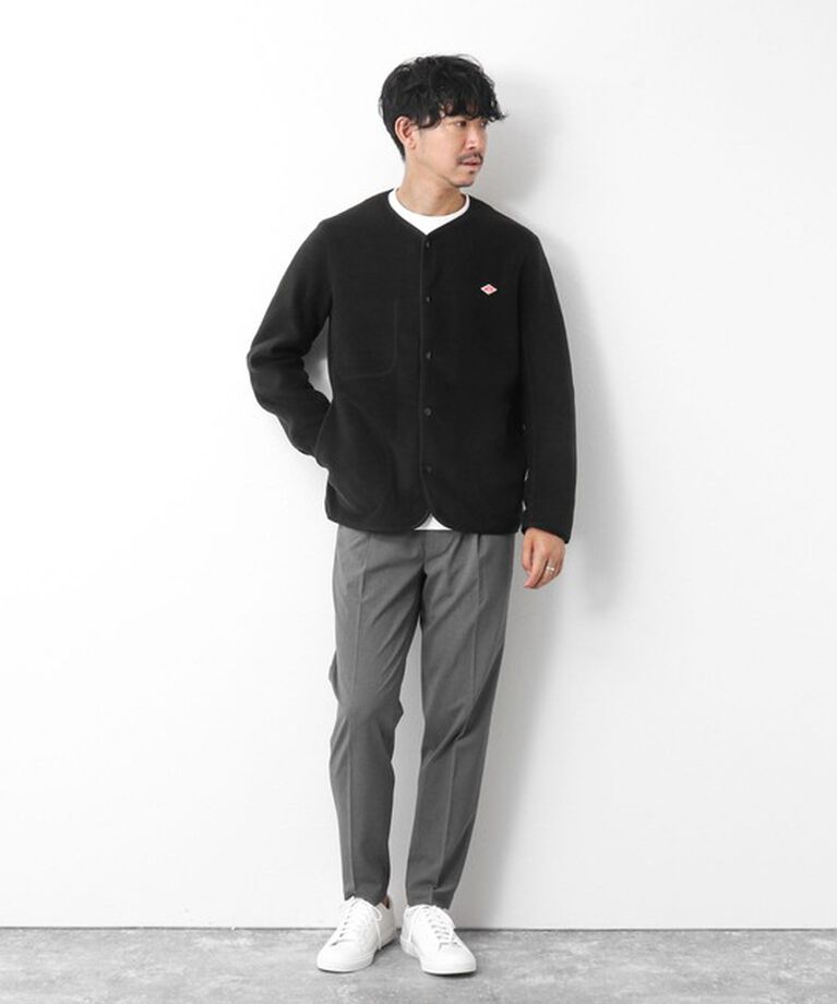 NOLLEY'S goodman「【DANTON/ダントン】フリースカラーレスジャケット 24AW」|ブルゾン・スタジャン|