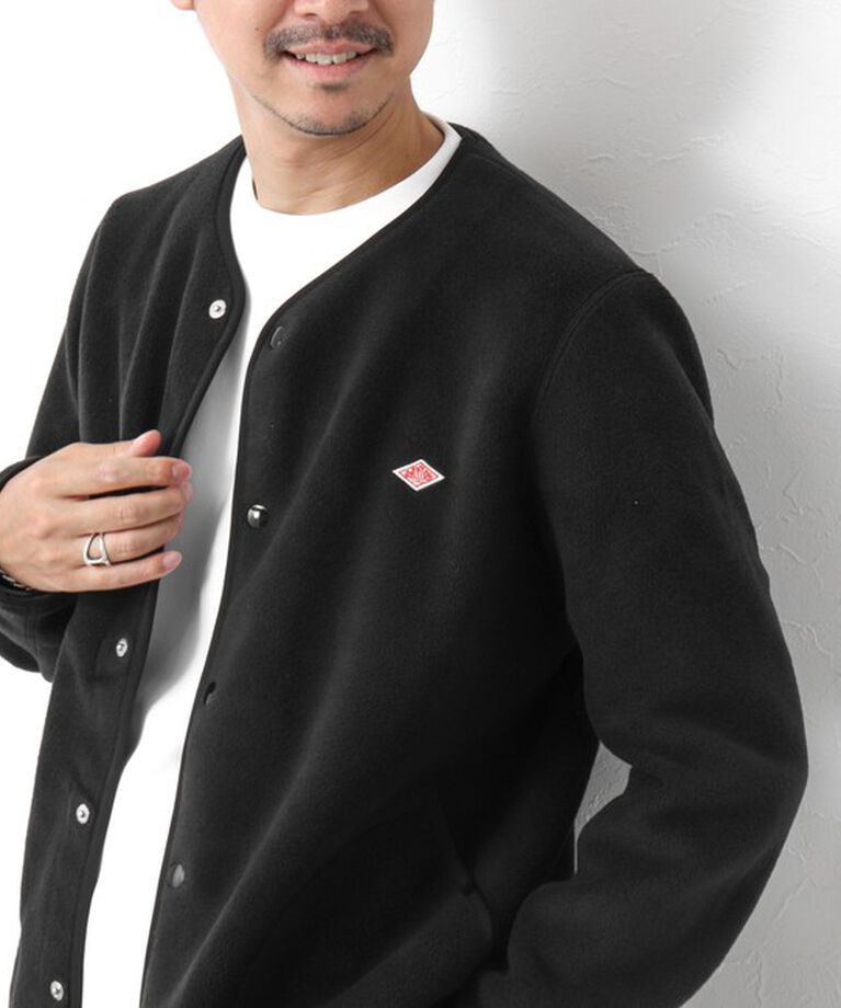 NOLLEY'S goodman「【DANTON/ダントン】フリースカラーレスジャケット 24AW」|ブルゾン・スタジャン|