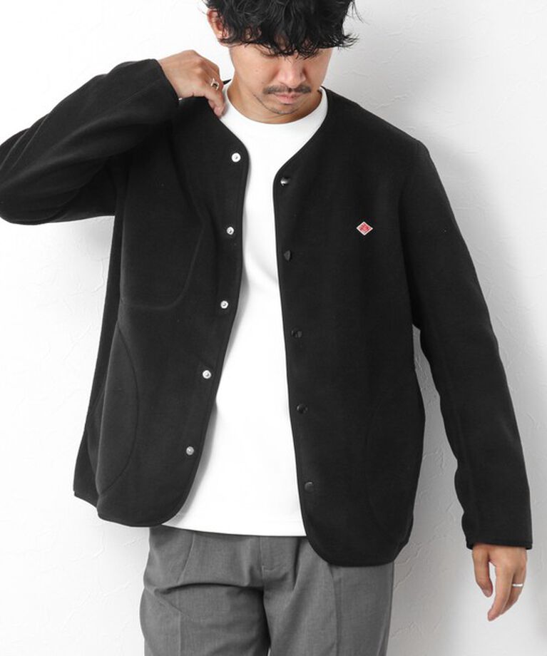 NOLLEY'S goodman「【DANTON/ダントン】フリースカラーレスジャケット 24AW」|ブルゾン・スタジャン|