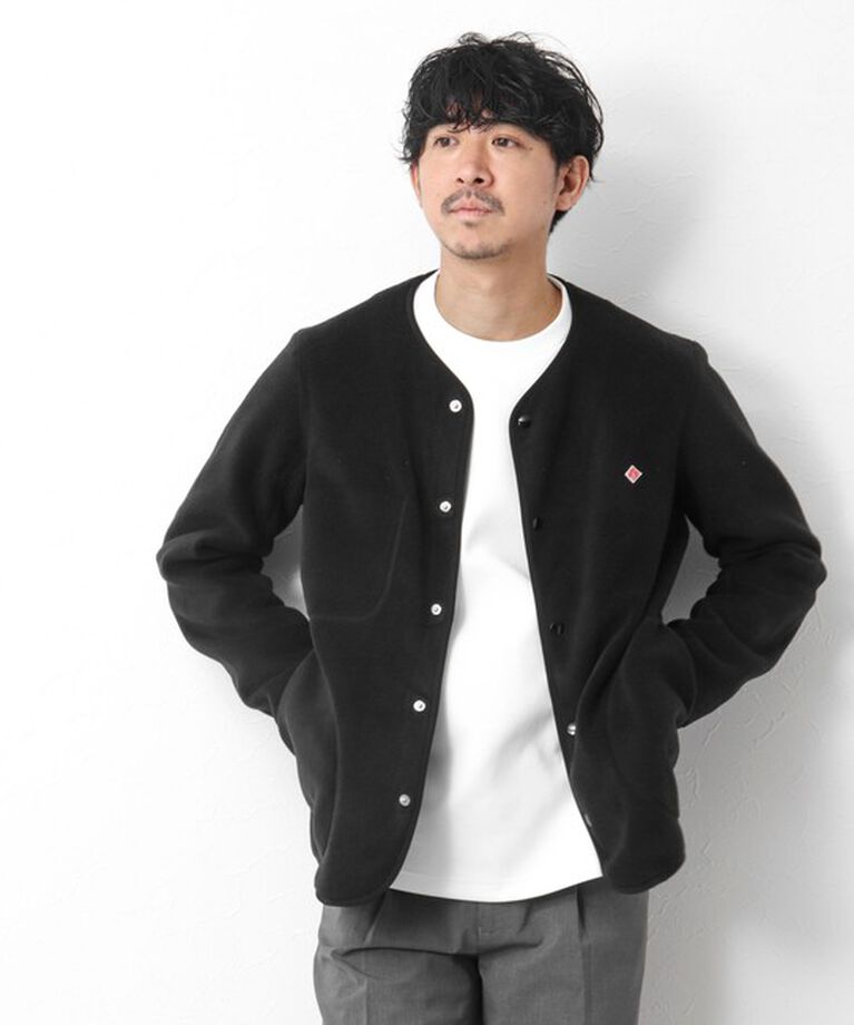 NOLLEY'S goodman「【DANTON/ダントン】フリースカラーレスジャケット 24AW」|ブルゾン・スタジャン|