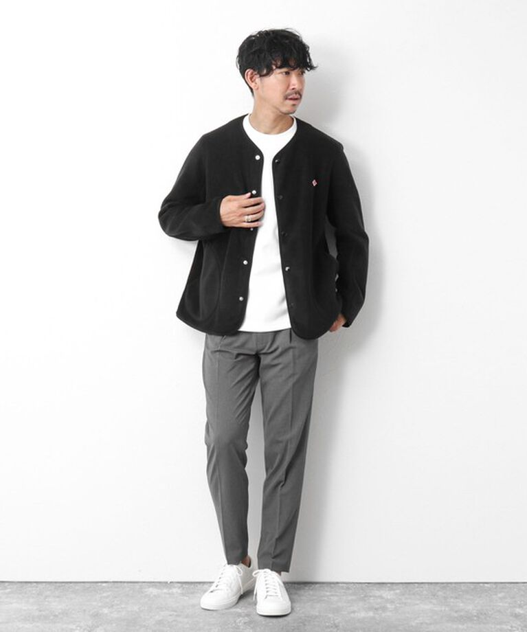 NOLLEY'S goodman「【DANTON/ダントン】フリースカラーレスジャケット 24AW」|ブルゾン・スタジャン|