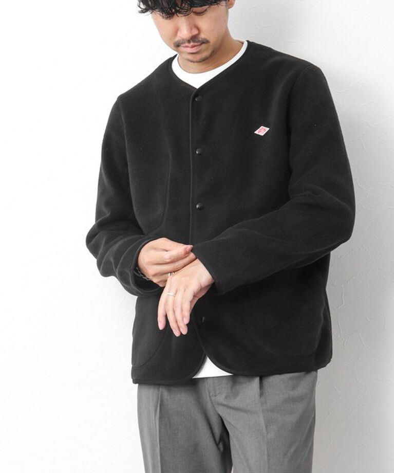 NOLLEY'S goodman「【DANTON/ダントン】フリースカラーレスジャケット 24AW」|ブルゾン・スタジャン|