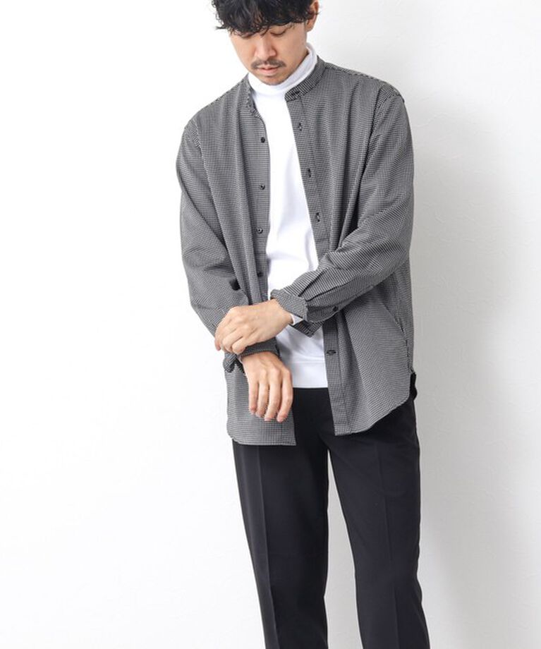 NOLLEY'S goodman「ハイゲージ イージーバンドカラーシャツ 24AW」|シャツ・ブラウス|