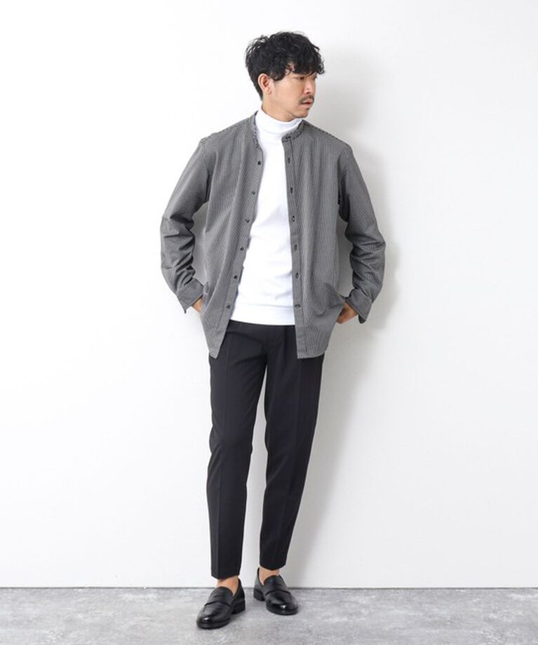 NOLLEY'S goodman「ハイゲージ イージーバンドカラーシャツ 24AW」|シャツ・ブラウス|