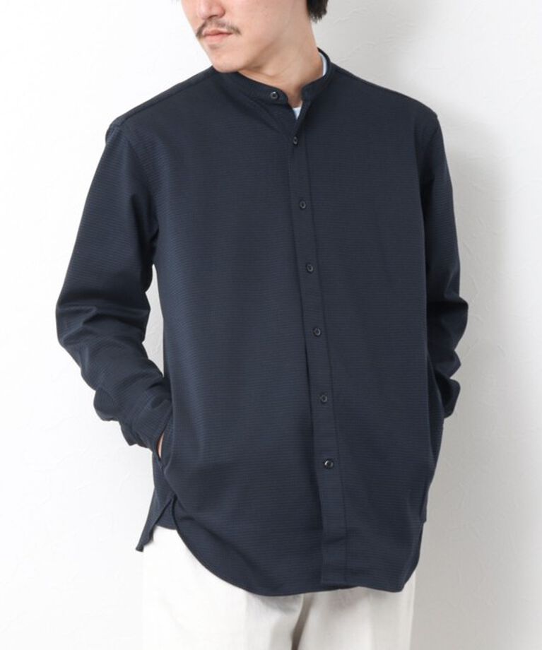 NOLLEY'S goodman「ハイゲージ イージーバンドカラーシャツ 24AW」|シャツ・ブラウス|