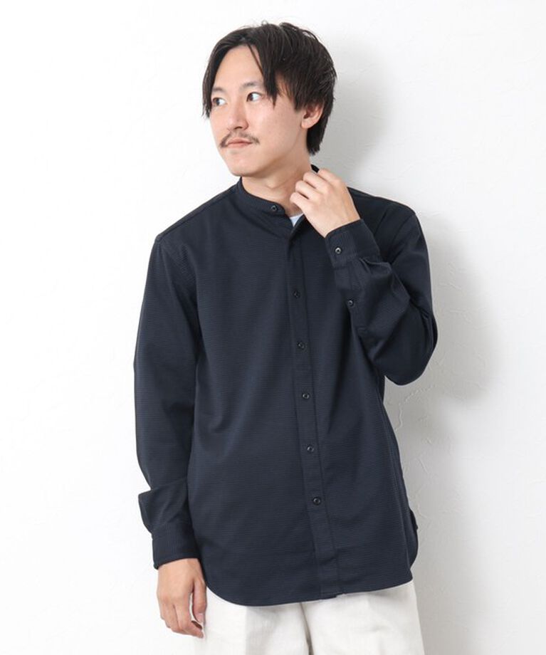 NOLLEY'S goodman「ハイゲージ イージーバンドカラーシャツ 24AW」|シャツ・ブラウス|
