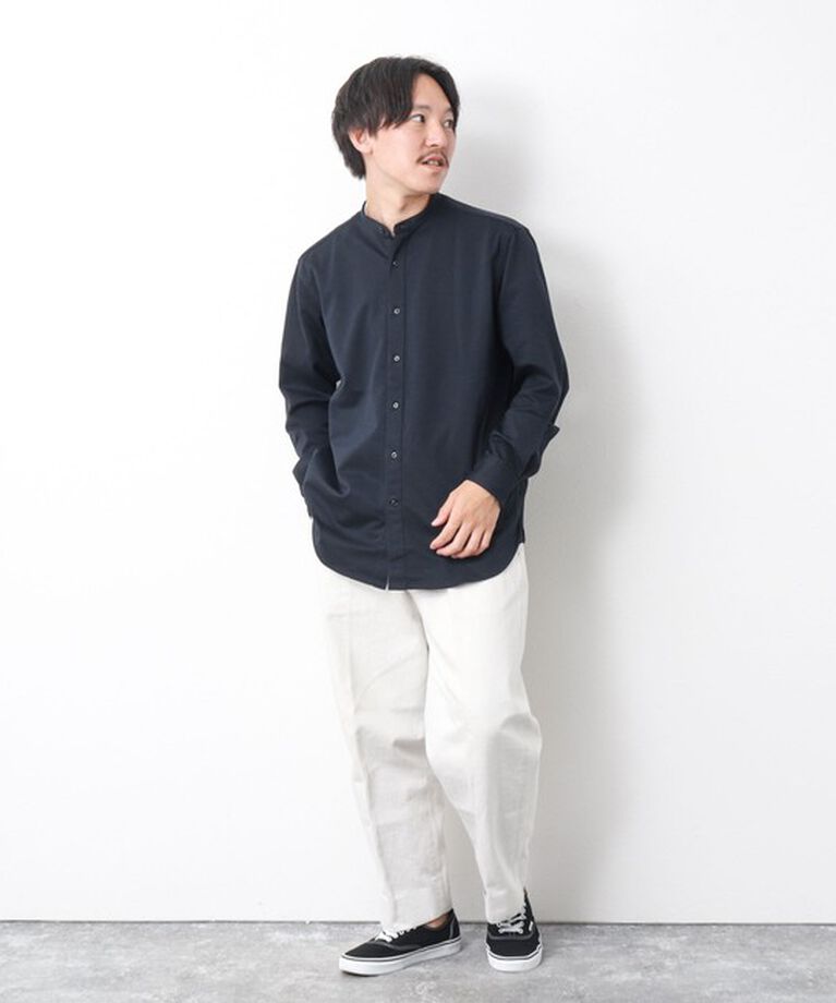 NOLLEY'S goodman「ハイゲージ イージーバンドカラーシャツ 24AW」|シャツ・ブラウス|
