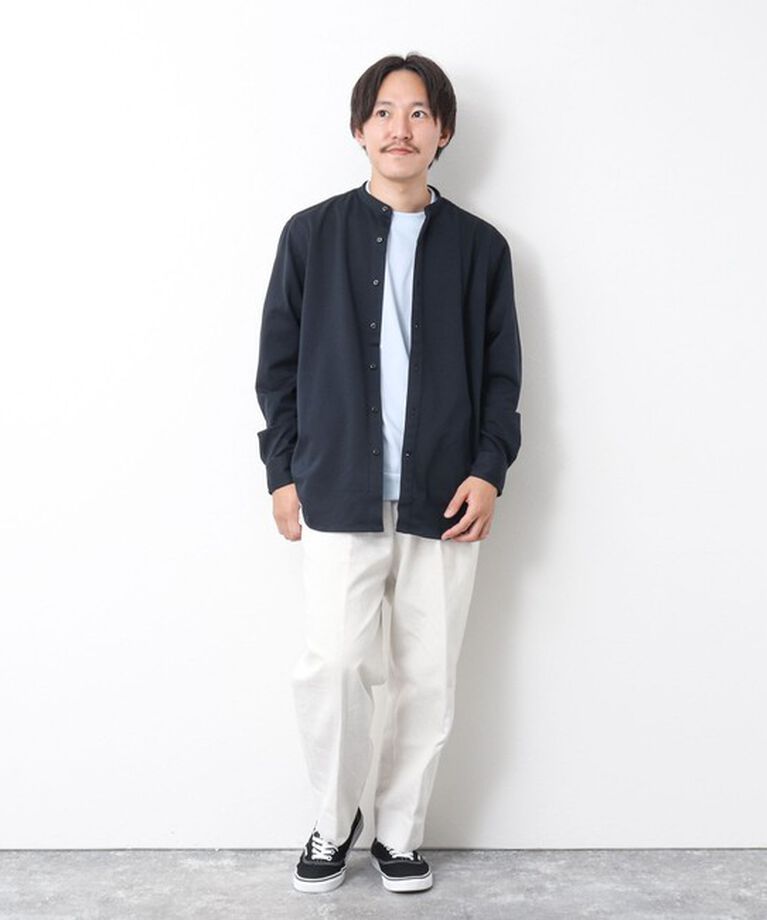 NOLLEY'S goodman「ハイゲージ イージーバンドカラーシャツ 24AW」|シャツ・ブラウス|