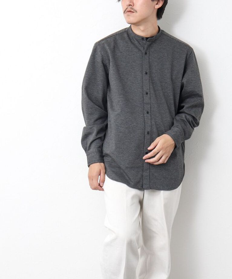 NOLLEY'S goodman「ハイゲージ イージーバンドカラーシャツ 24AW」|シャツ・ブラウス|