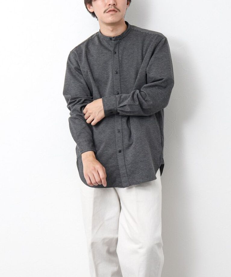 NOLLEY'S goodman「ハイゲージ イージーバンドカラーシャツ 24AW」|シャツ・ブラウス|