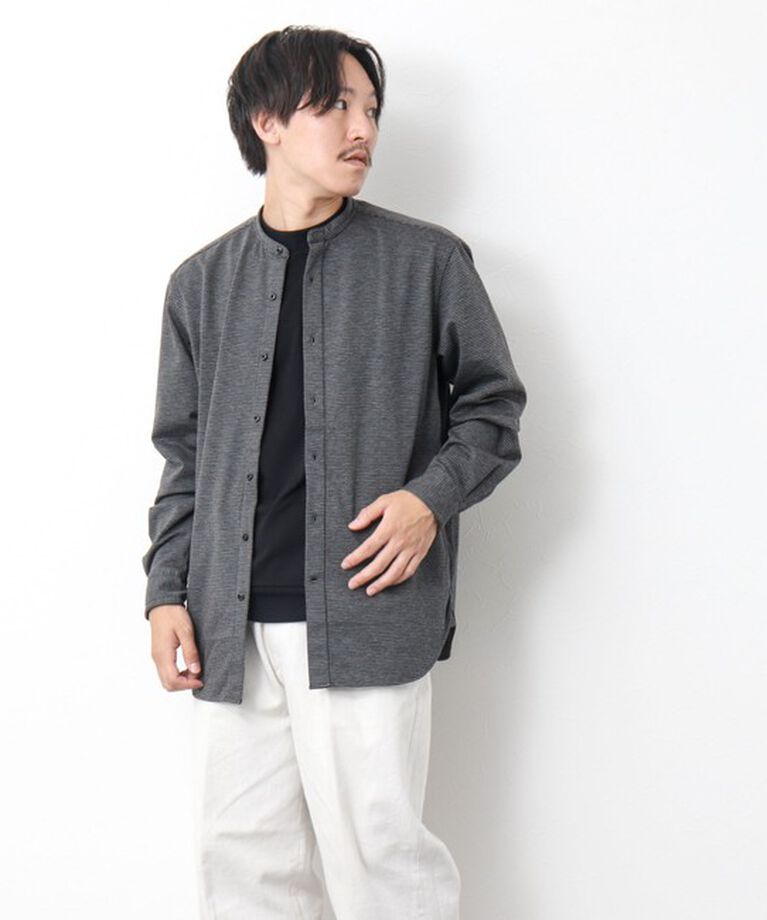 NOLLEY'S goodman「ハイゲージ イージーバンドカラーシャツ 24AW」|シャツ・ブラウス|
