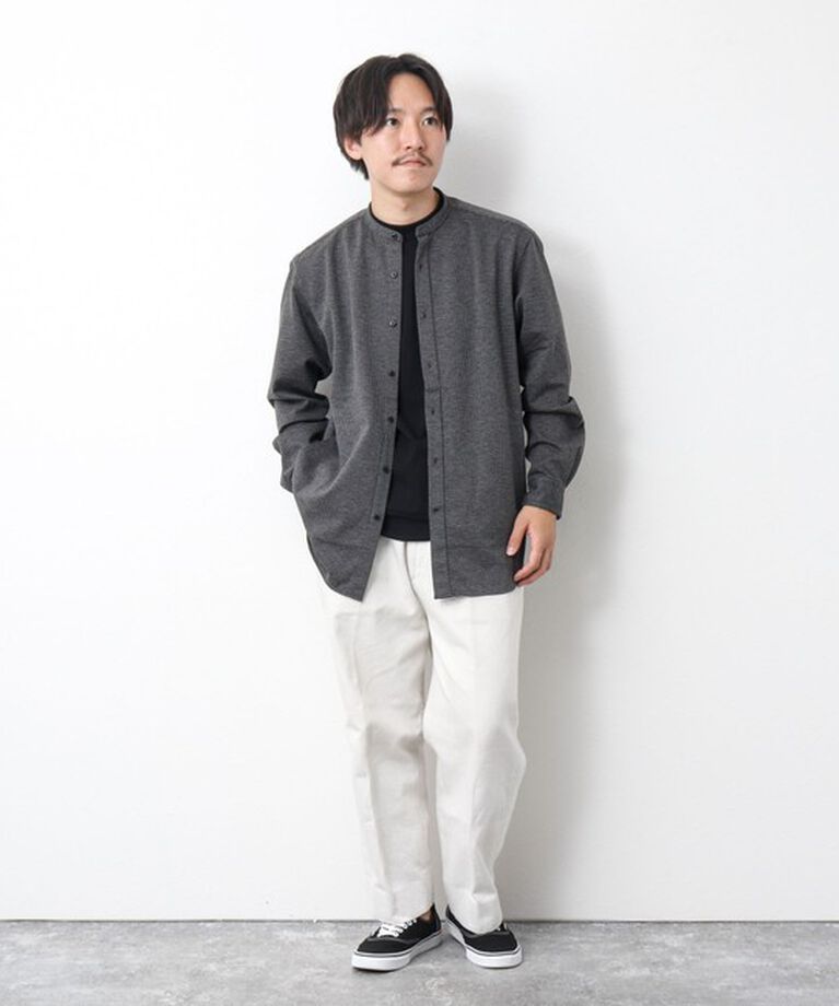 NOLLEY'S goodman「ハイゲージ イージーバンドカラーシャツ 24AW」|シャツ・ブラウス|