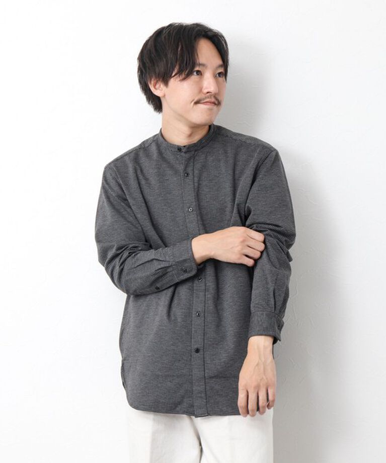 NOLLEY'S goodman「ハイゲージ イージーバンドカラーシャツ 24AW」|シャツ・ブラウス|