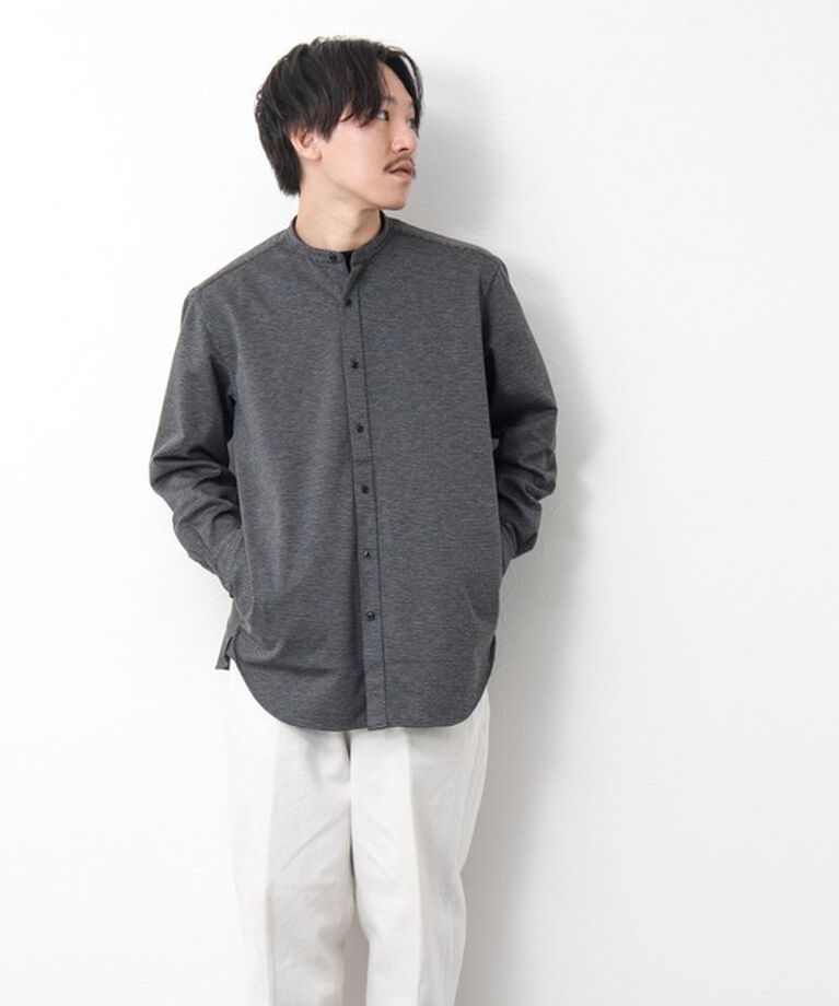 NOLLEY'S goodman「ハイゲージ イージーバンドカラーシャツ 24AW」|シャツ・ブラウス|