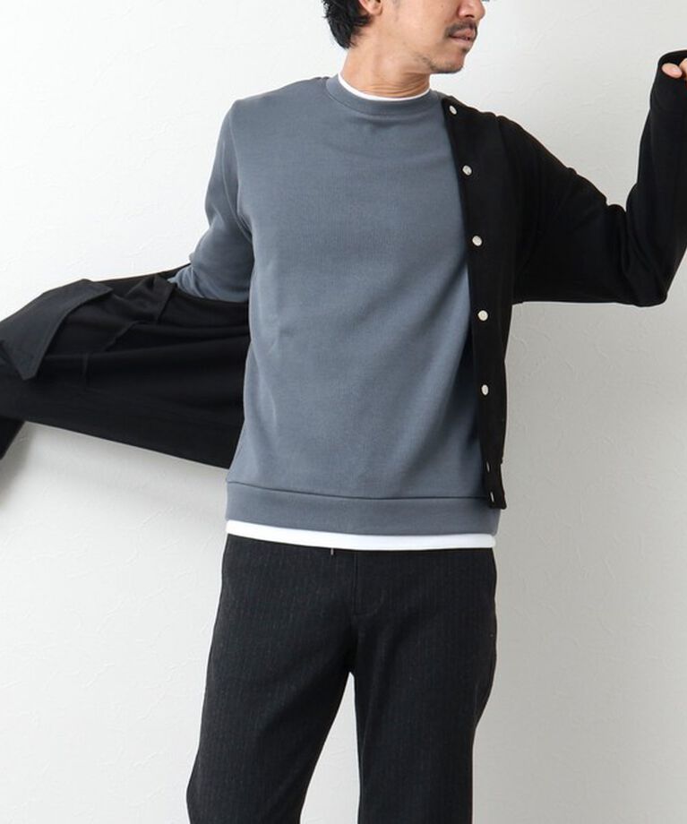 NOLLEY'S goodman「リブダンボール クルーネックプルオーバー 24AW」|Tシャツ・カットソー|
