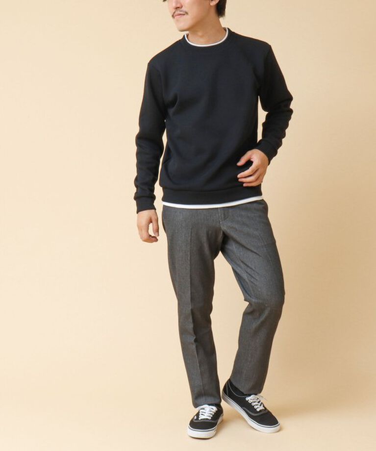 NOLLEY'S goodman「リブダンボール クルーネックプルオーバー 24AW」|Tシャツ・カットソー|