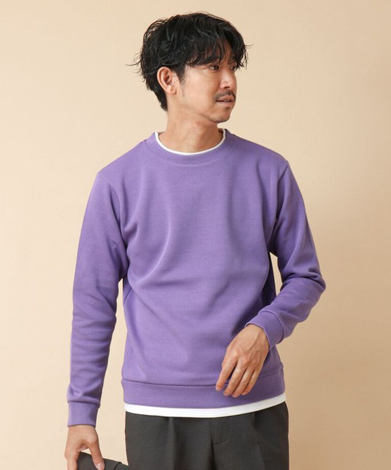 NOLLEY'S goodman「リブダンボール クルーネックプルオーバー 24AW」|Tシャツ・カットソー|