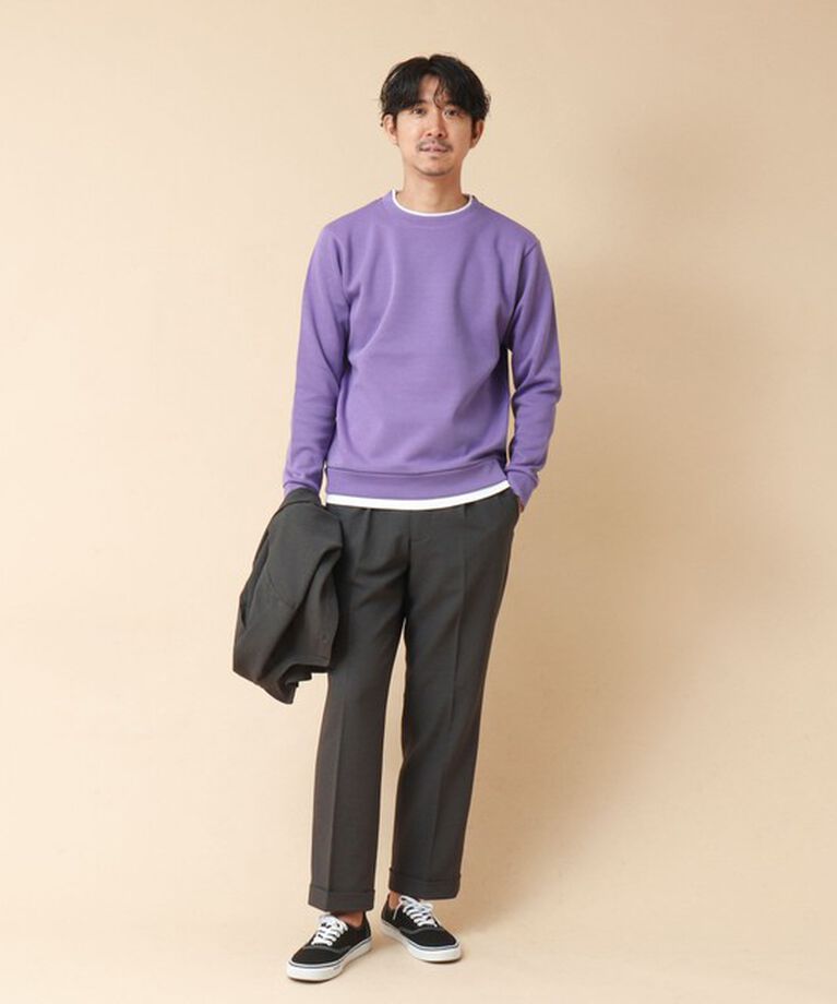NOLLEY'S goodman「リブダンボール クルーネックプルオーバー 24AW」|Tシャツ・カットソー|