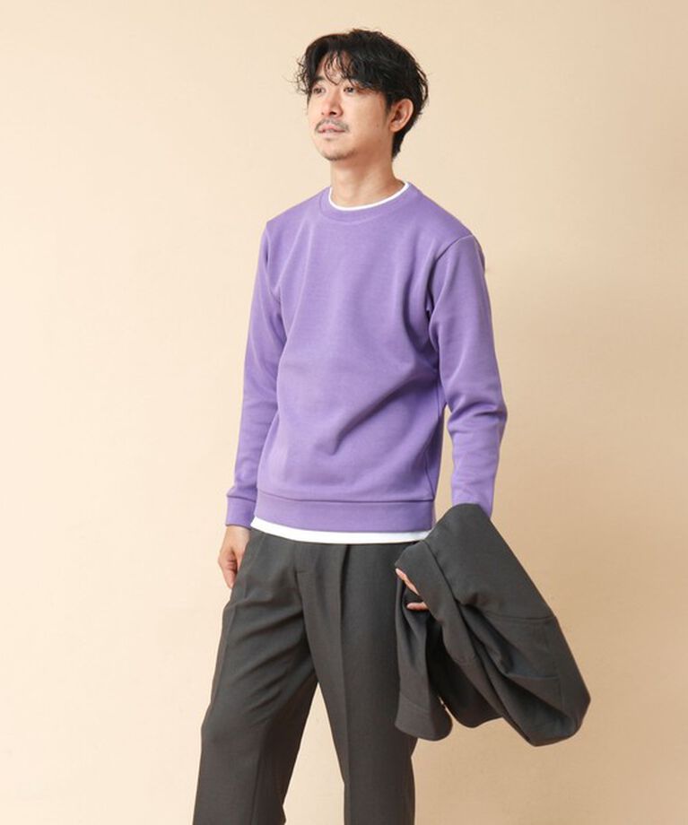 NOLLEY'S goodman「リブダンボール クルーネックプルオーバー 24AW」|Tシャツ・カットソー|